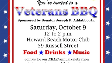 Veterans are welcome to attend our BBQ.