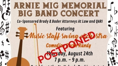 This event has been postponed due to rain. It will be held on August 31.