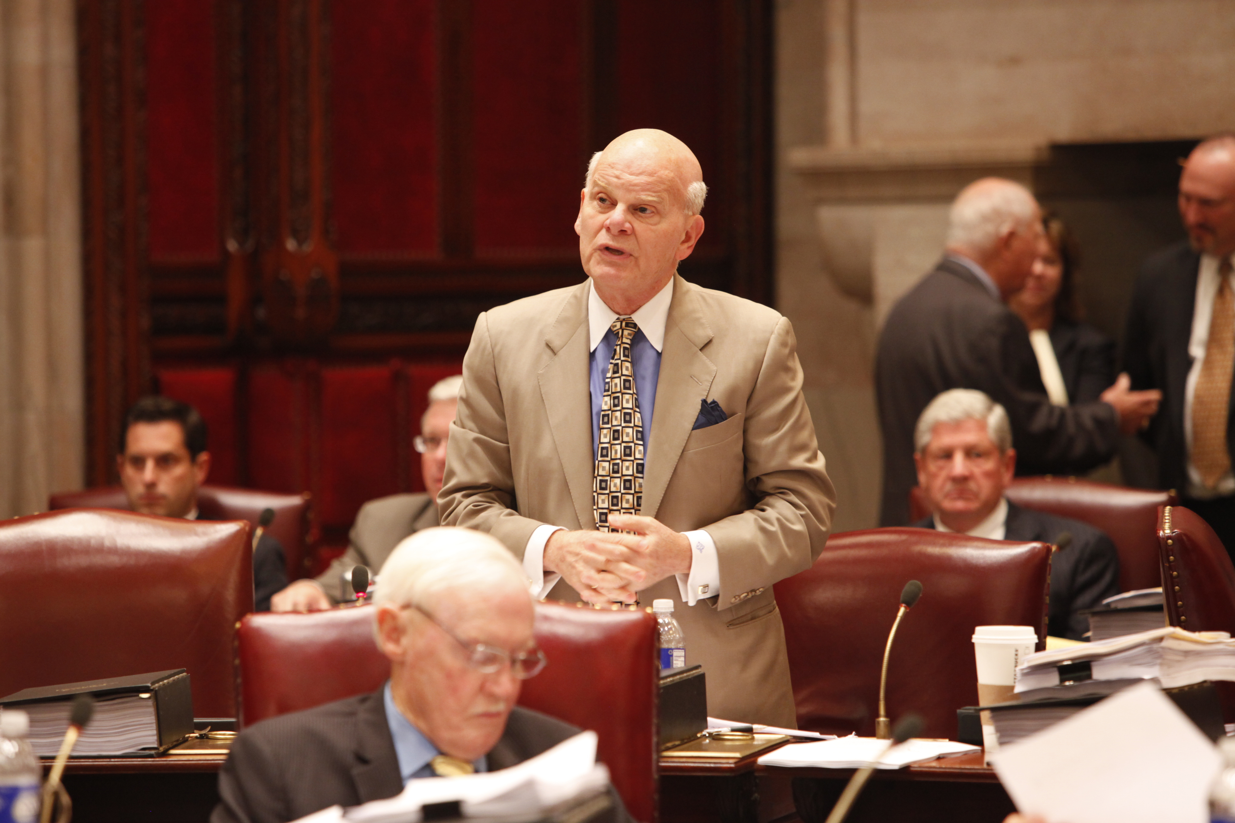 6/20/12 - Senator Saland during Session. | NYSenate.gov