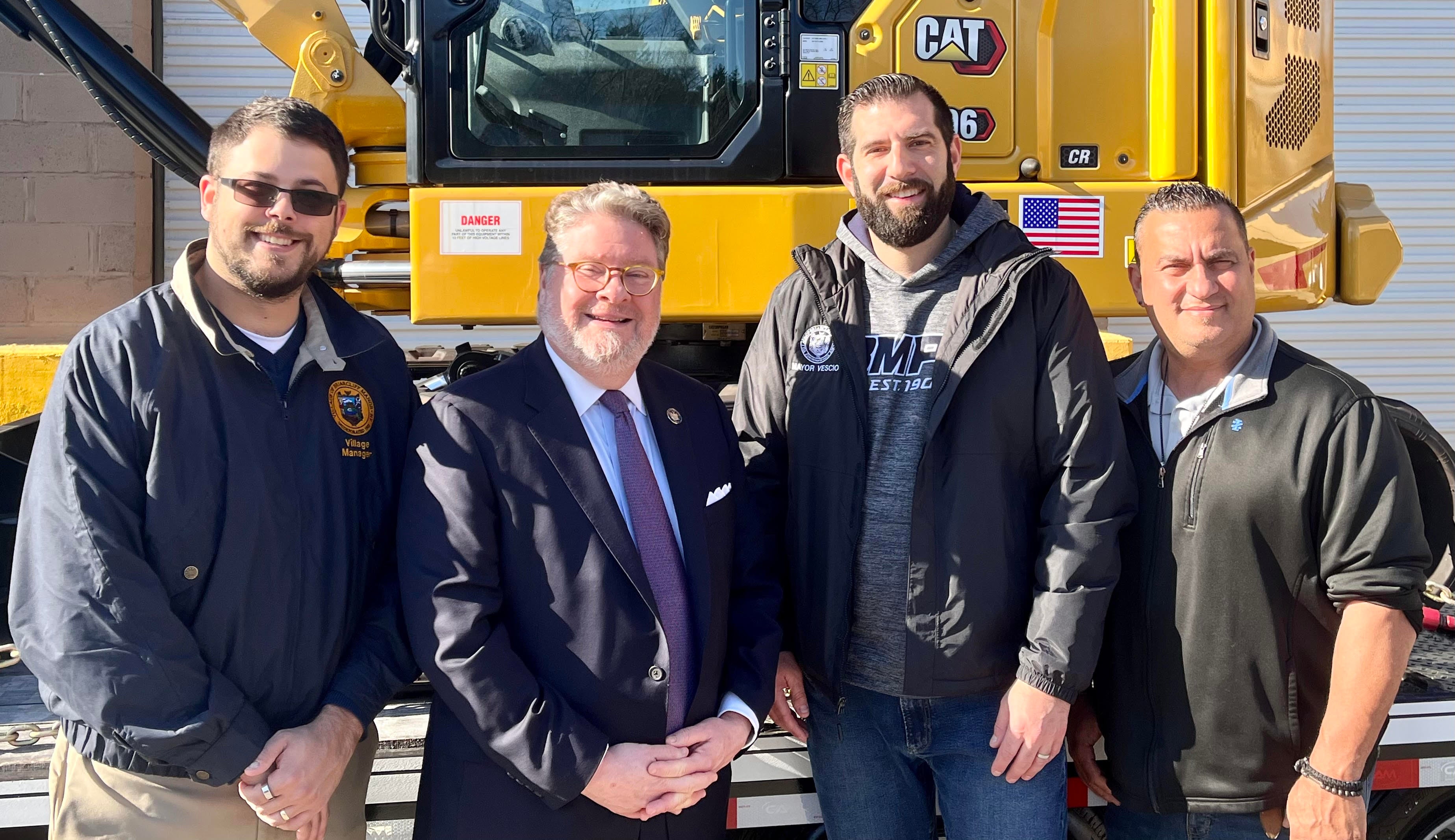 Harckham Funds New MiniExcavator and Trailer for Briarcliff Manor