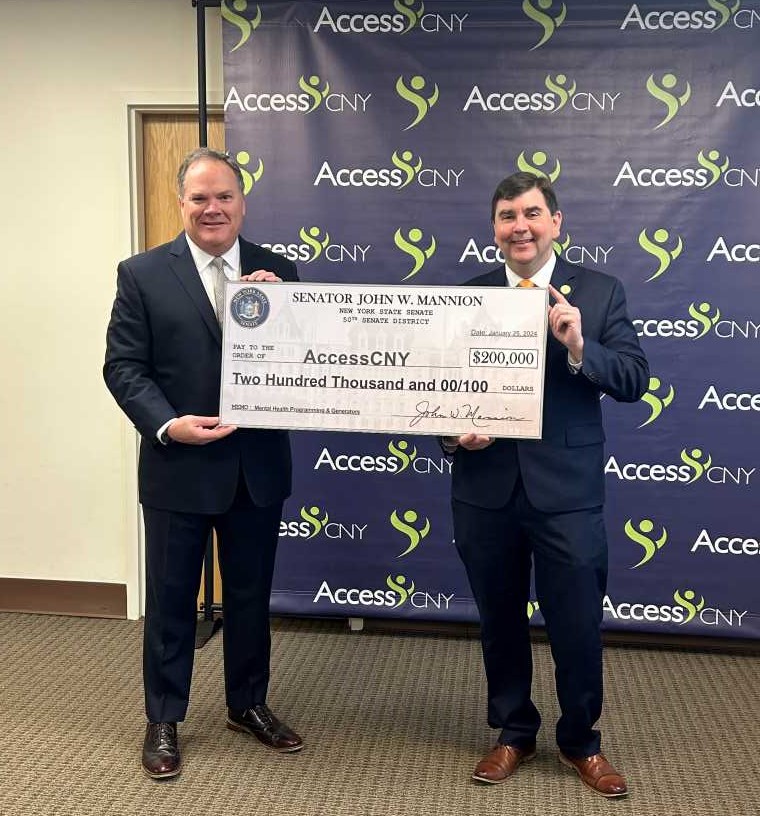 Senator John W Mannion Secures 200 000 For Accesscny To Launch New