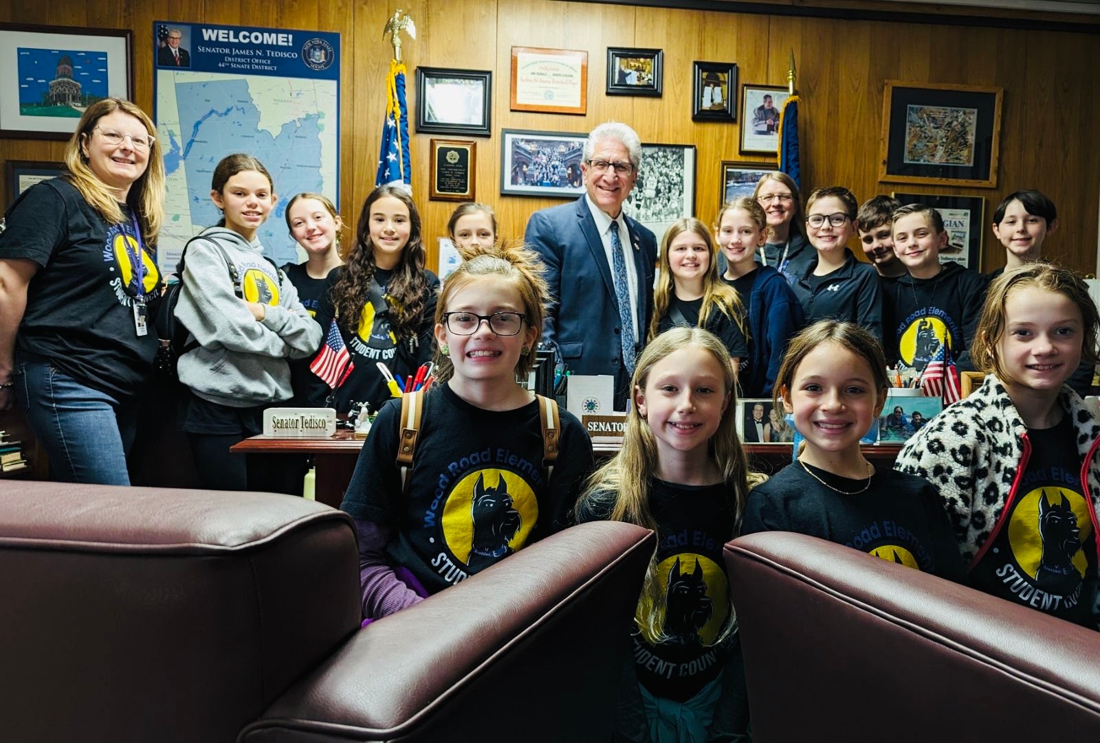 Tedisco Ballston Spa's Wood Road Elementary School Student