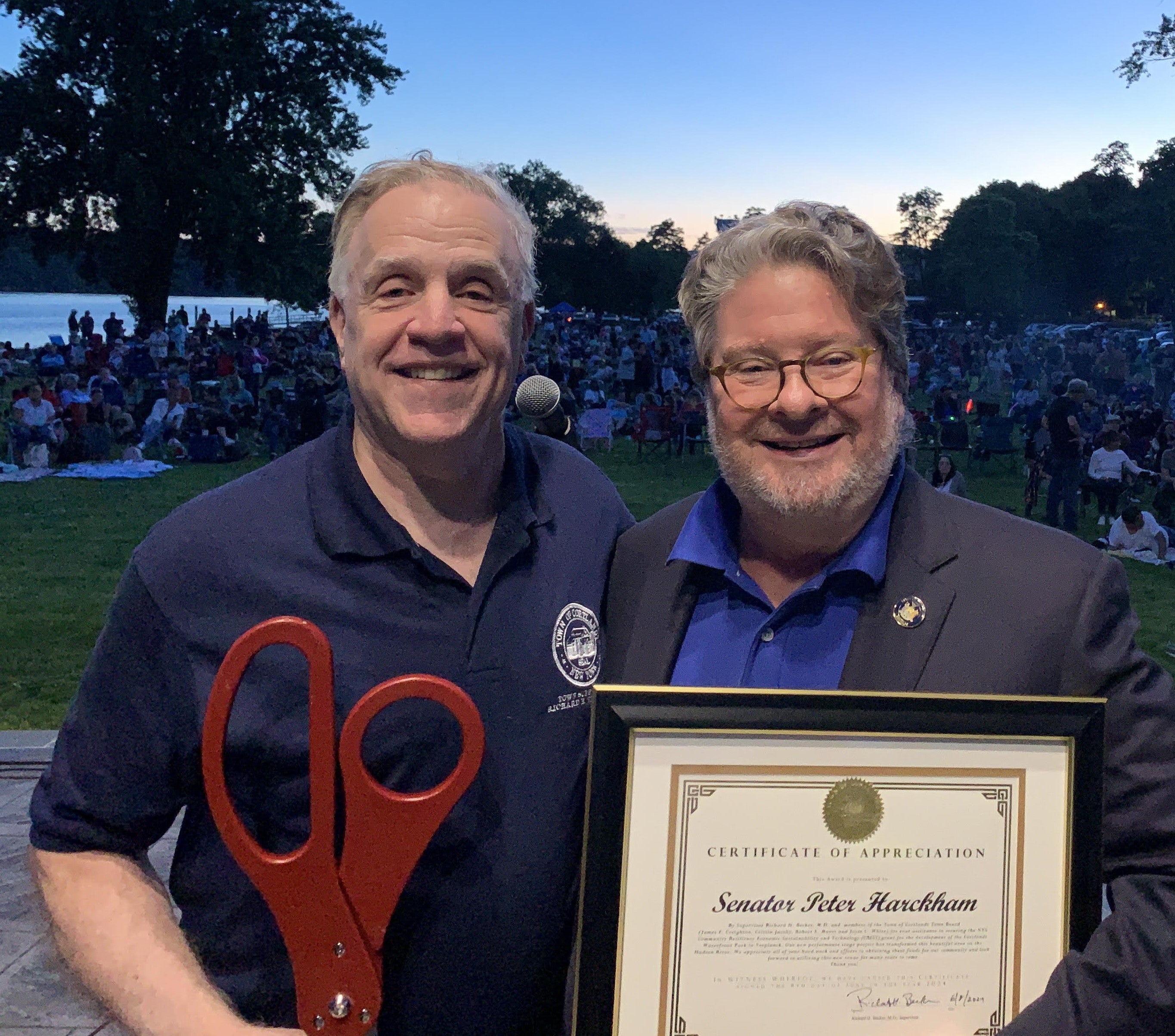 Harckham Funds New Town of Cortlandt Waterfront Park Amphitheater in