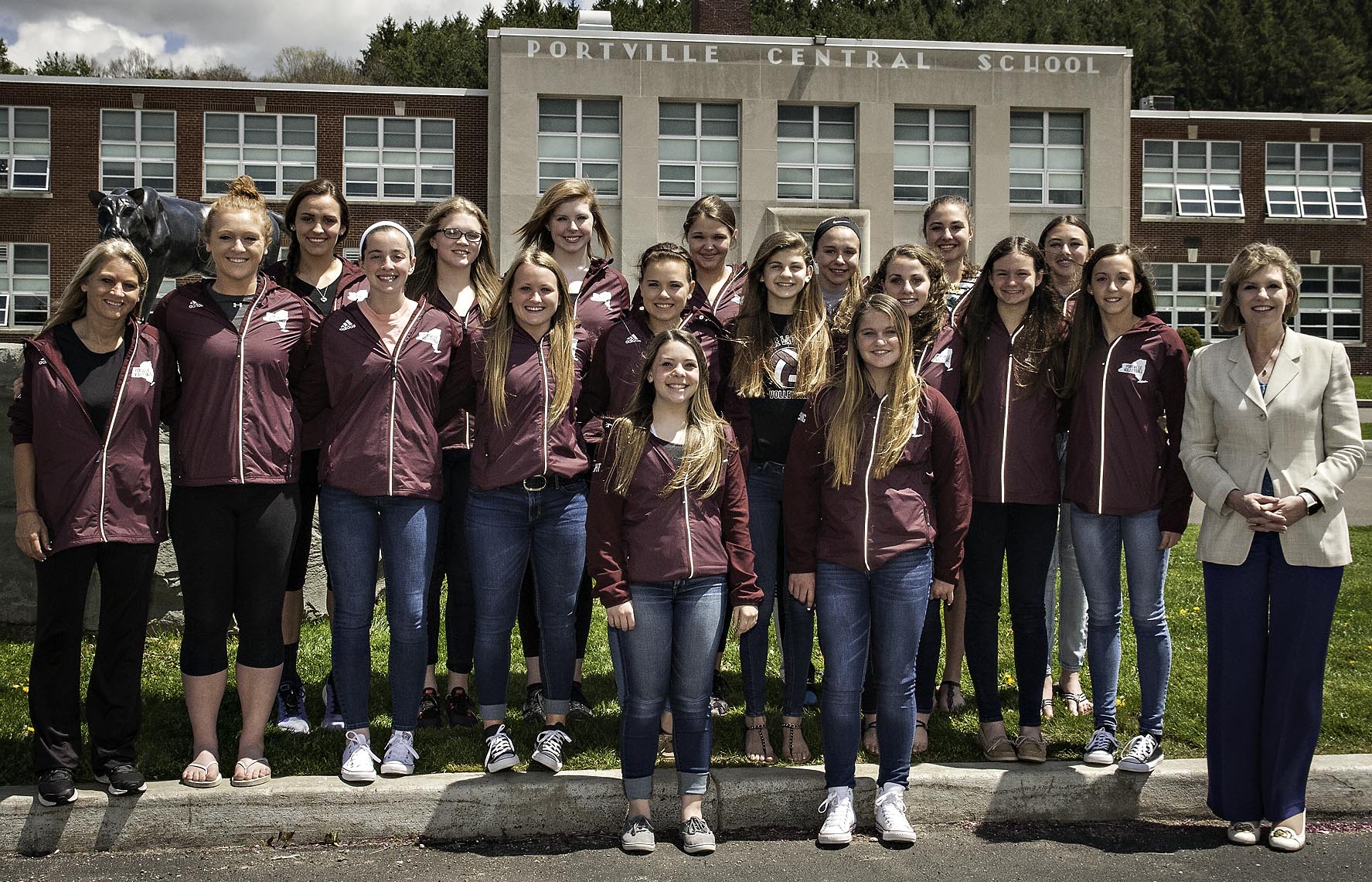 new-york-state-class-d-champion-portville-central-school-girls-varsity-volleyball-team-honored