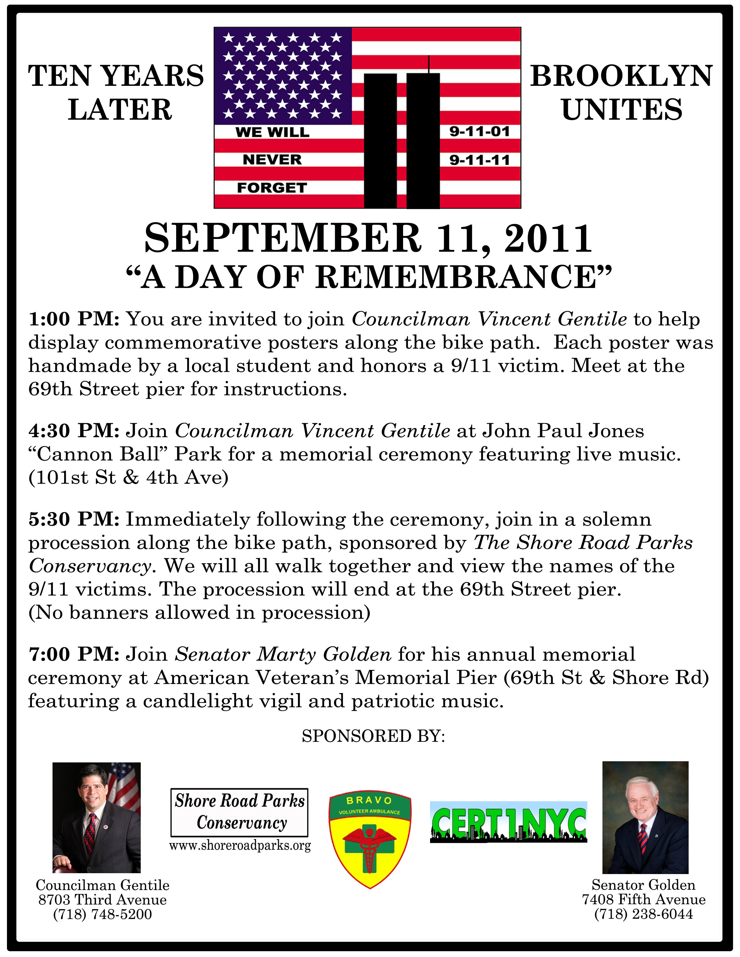 September 11, 2011 A Day to Remember | NYSenate.gov