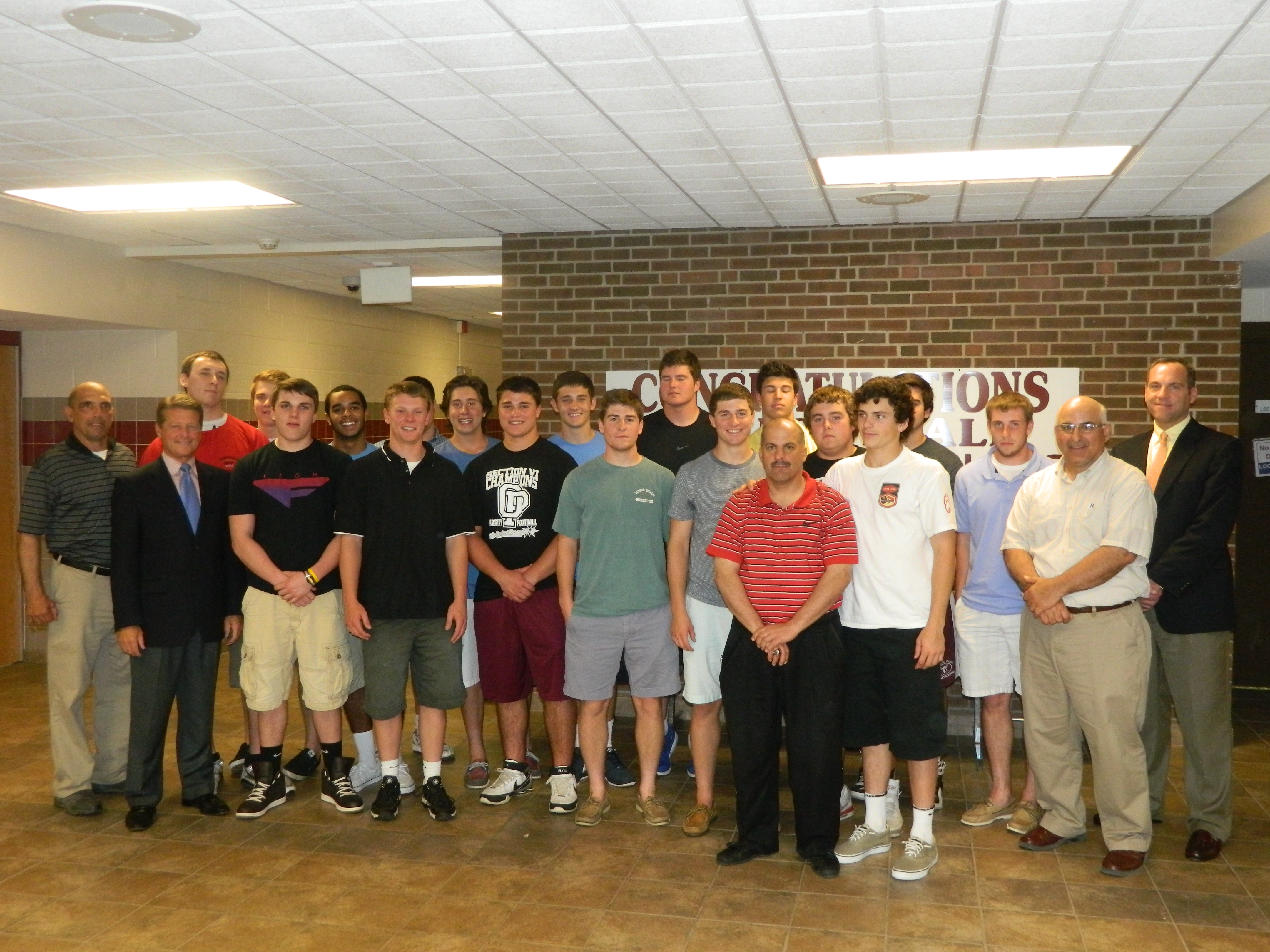 Senator Gallivan Honors Orchard Park's Undefeated and 2011 State ...