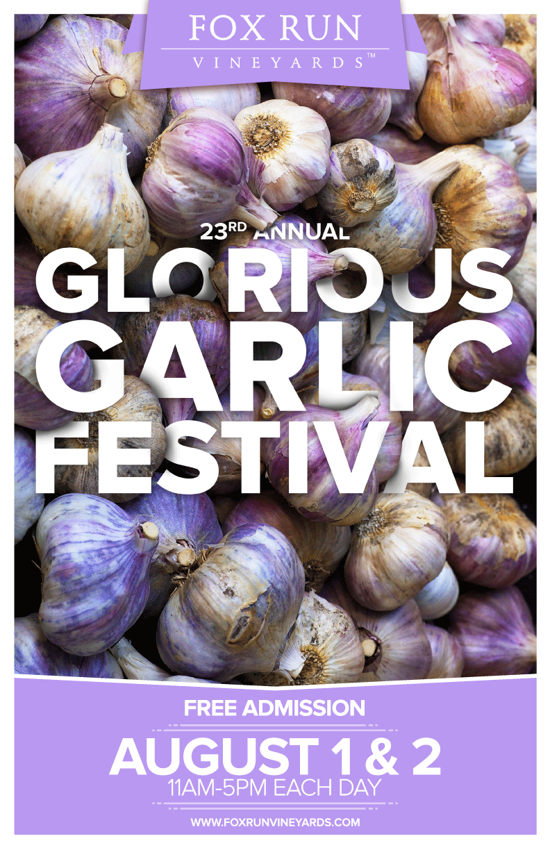 Showcasing local agriculture, heritage at this weekend's 23rd Annual Glorious Garlic Festival at