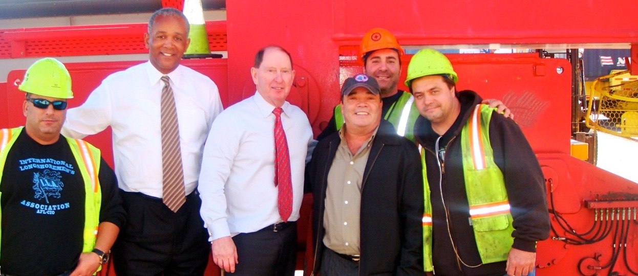 Senator Dilan Tours New York Container Terminal in Staten Island ...