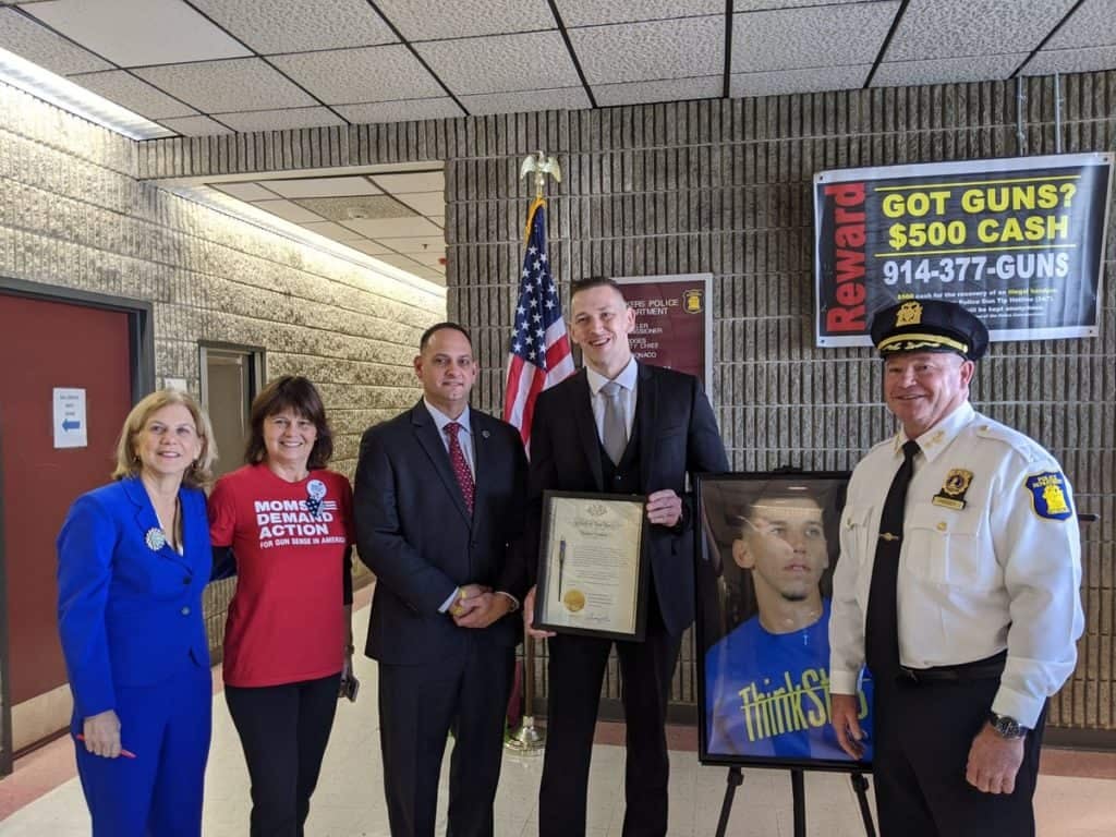 Yonkers Celebrates Gun Violence Legislation [Yonkers Times] NYSenate.gov