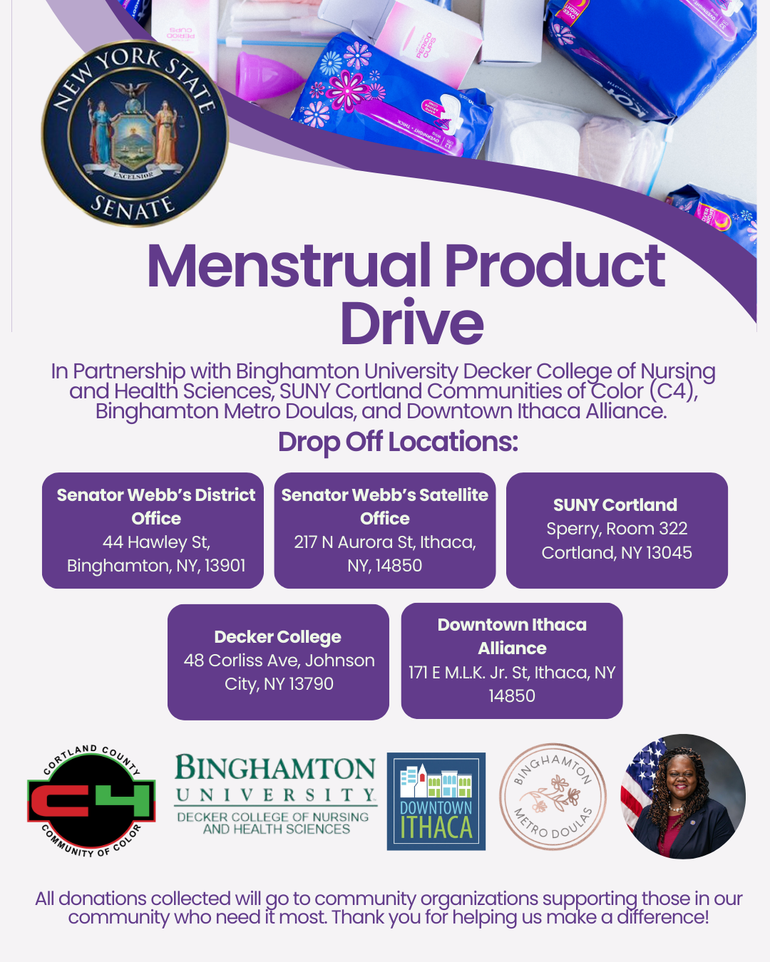 Menstrual Product Drive