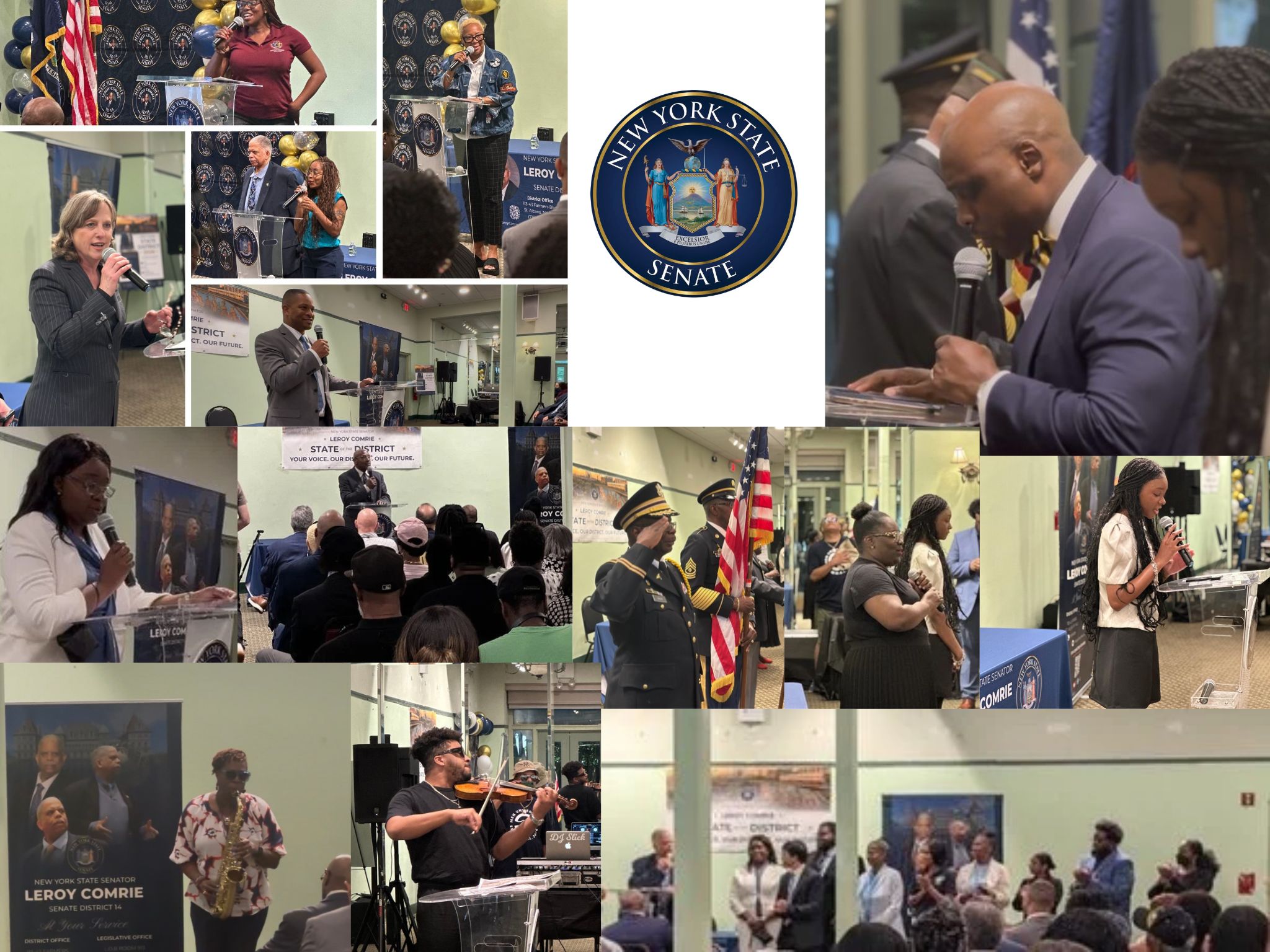 Guest speakers at the State of The District Address