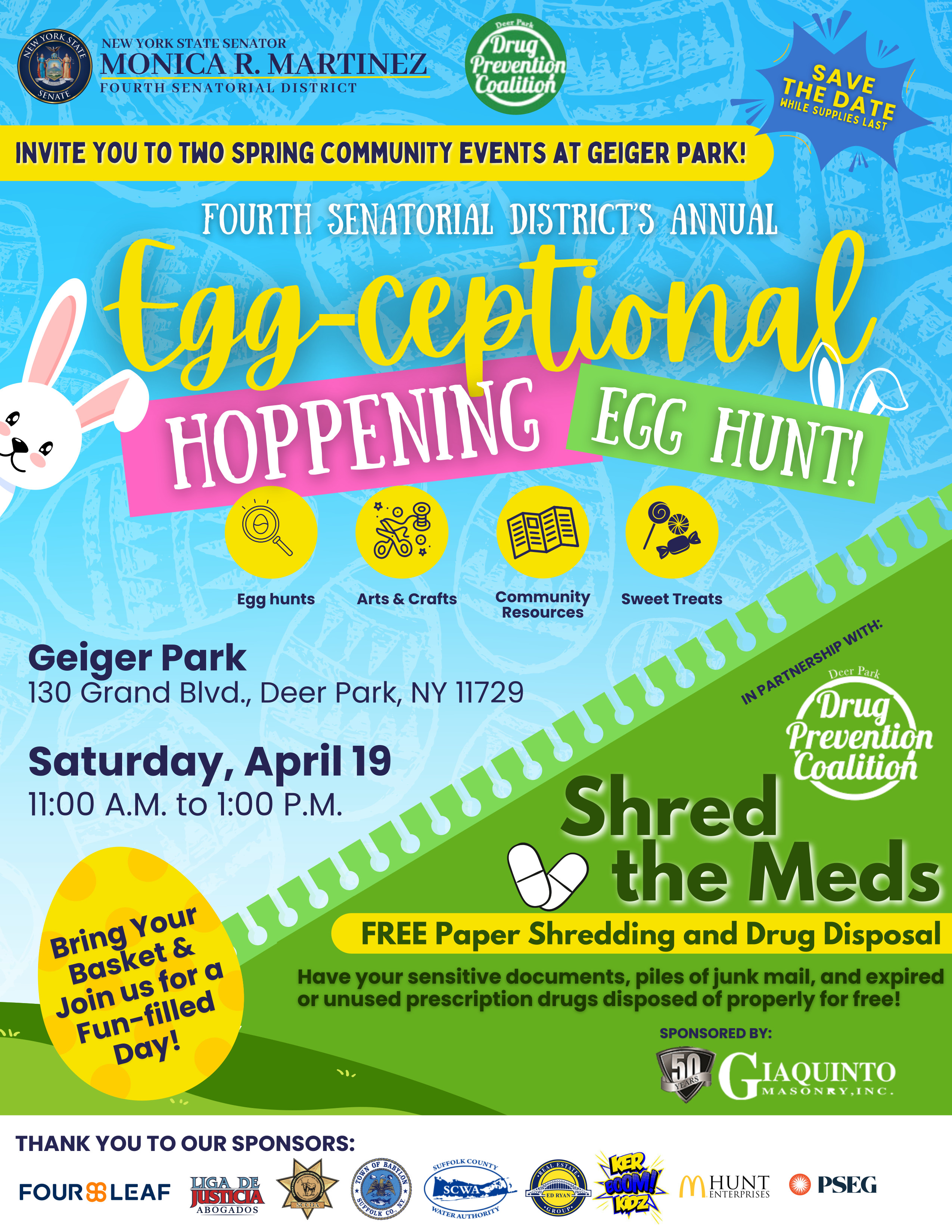 Image of April 19th Egg Hunt Flyer