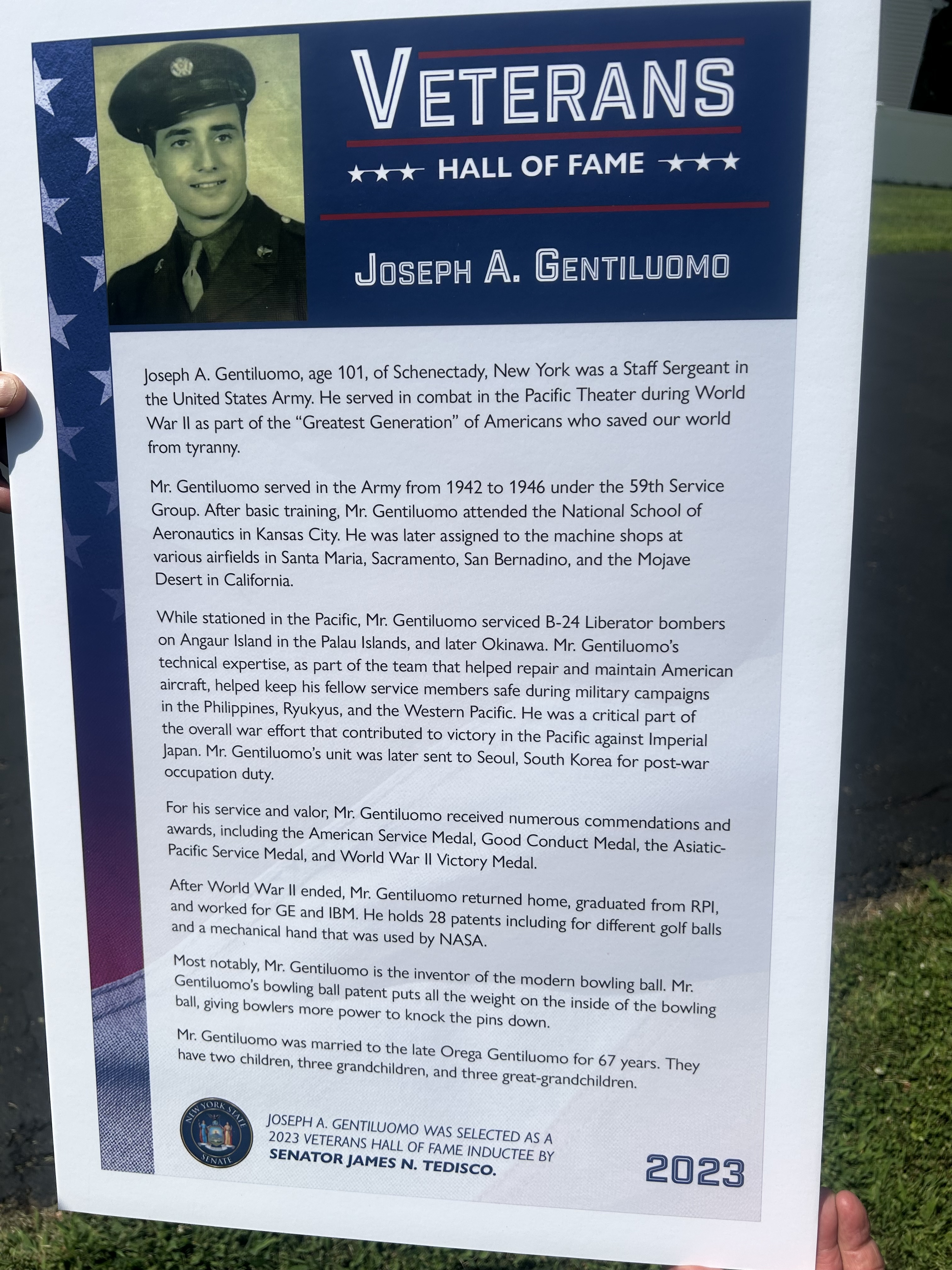 2023 Veterans Hall of Fame