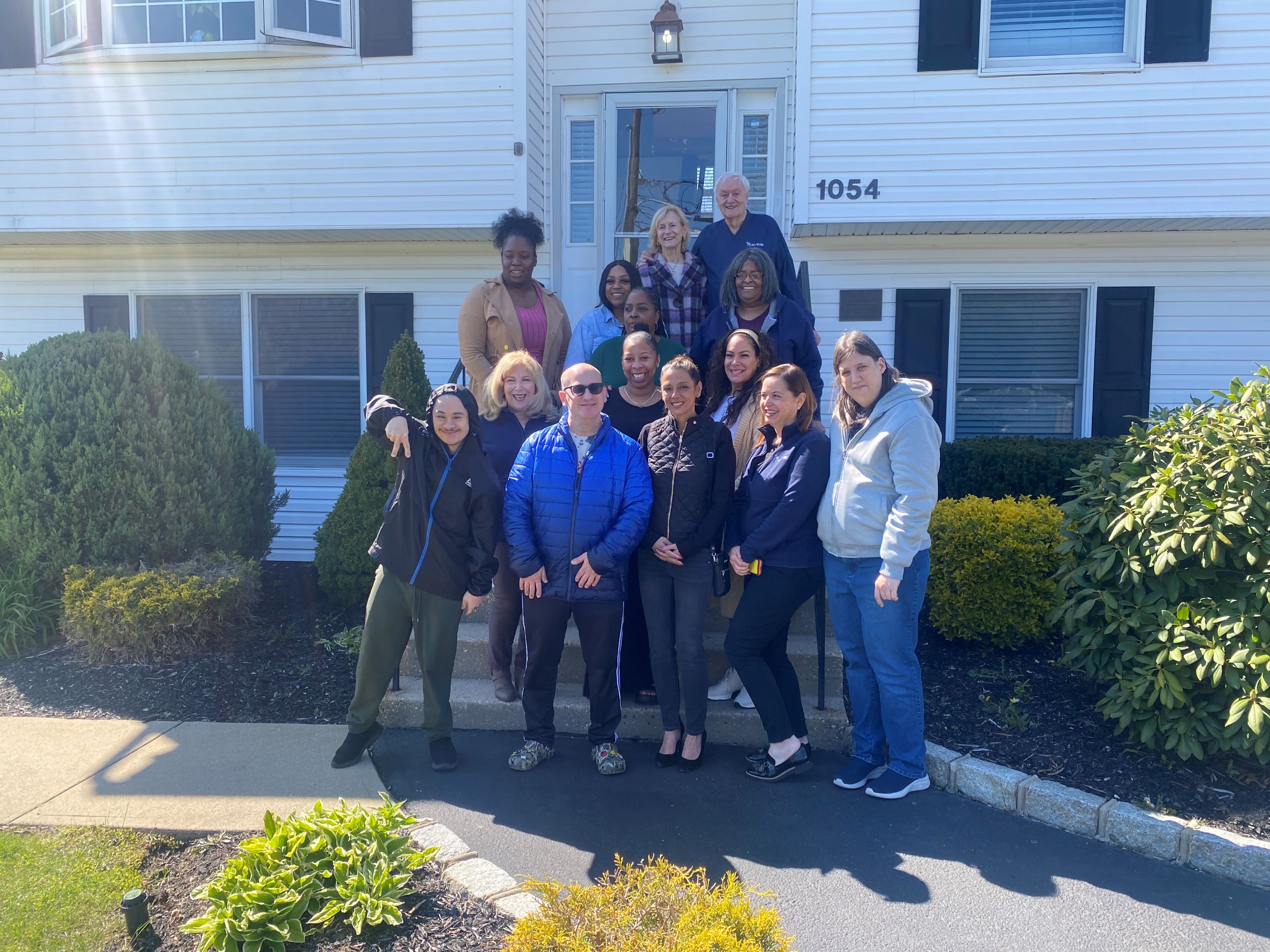 Senator Martinez joins residents and staff of Life's Work in Bay Shore