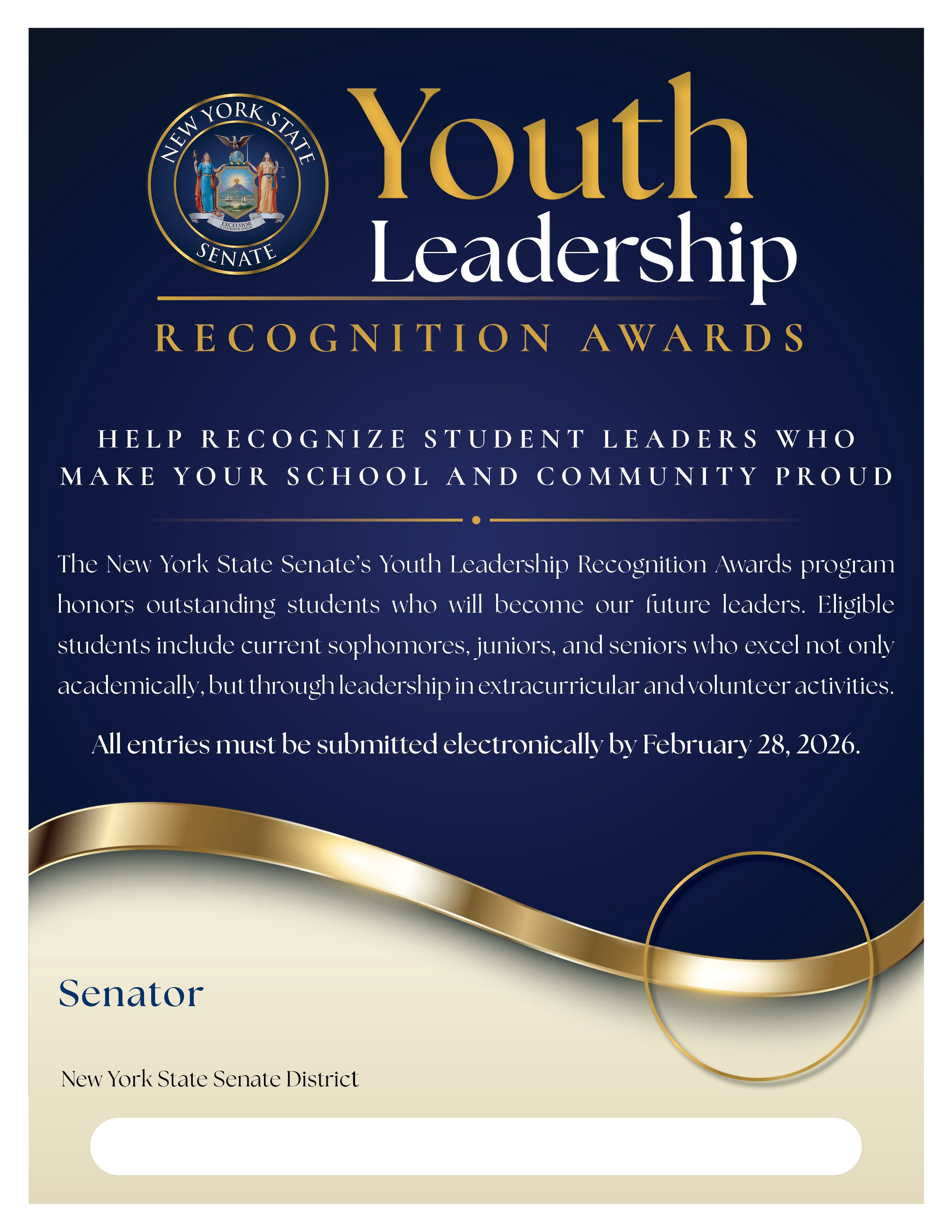 Youth Leadership Recognition Award