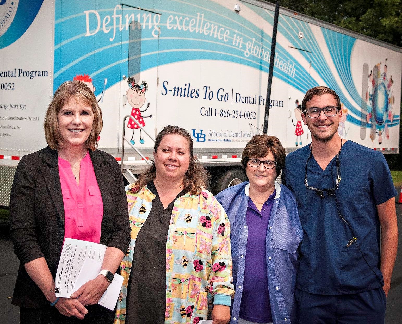 Senator Young Visits Vets at UB Mobile Dental Van at Mayville VFW