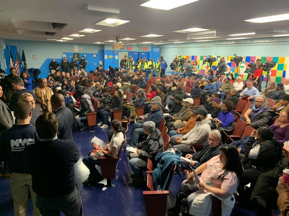 Hundreds Attend Senator Sanders Town Hall Meeting on Sewage Spill in SE