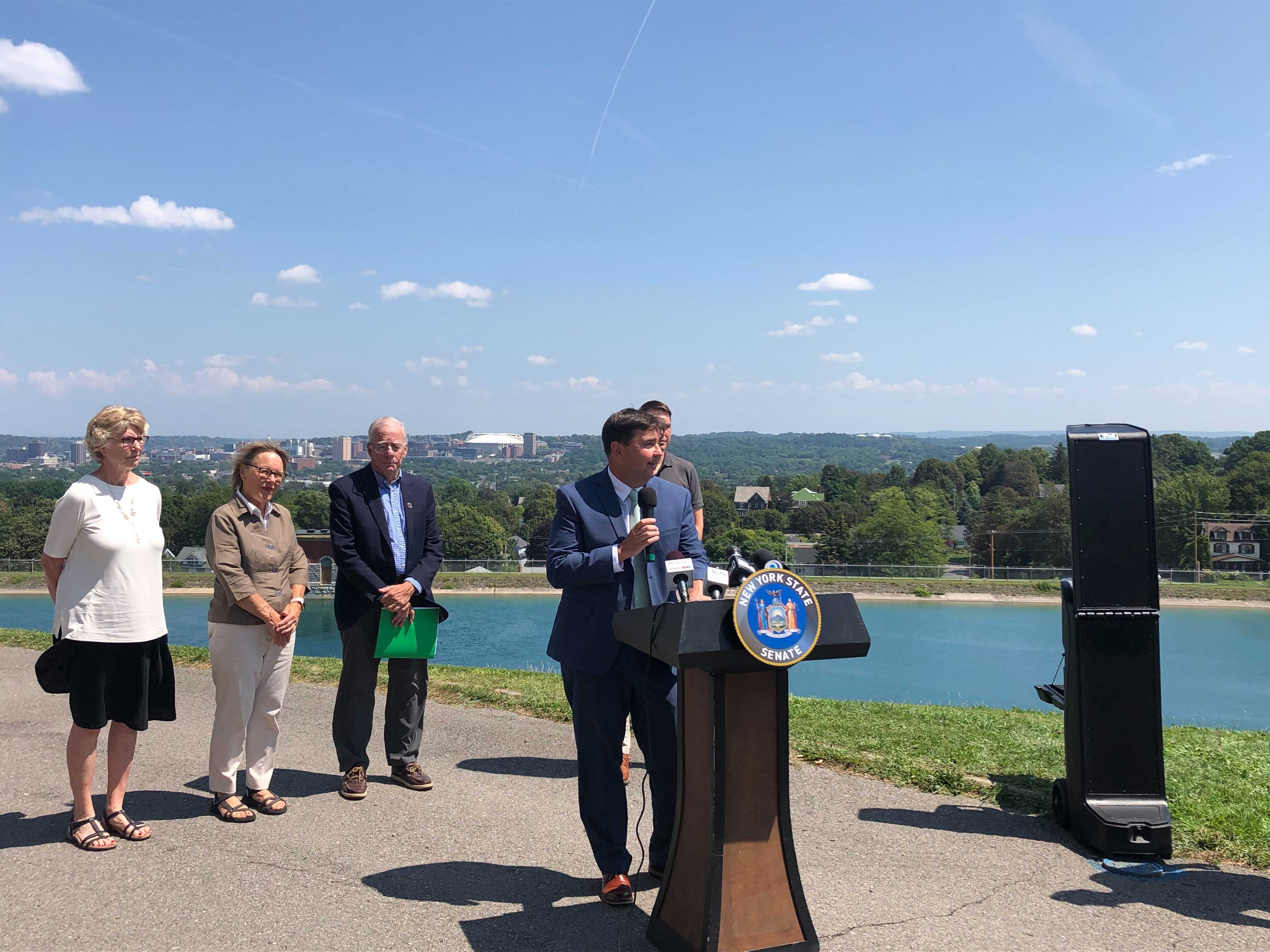 Senator John W Mannion And Mayor Ben Walsh Announce Pilot Program For