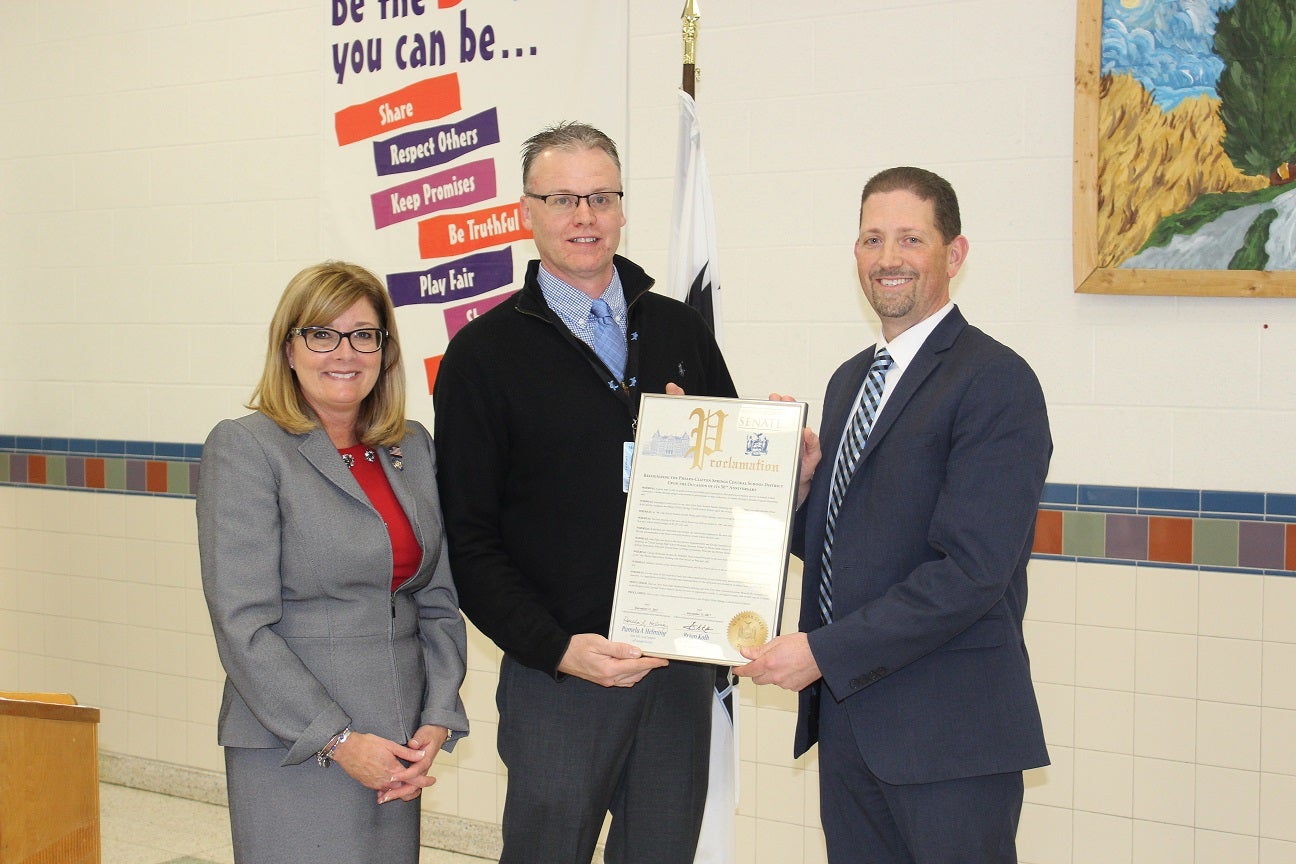 Senator Helming Honors 50th Anniversary of PhelpsClifton Springs