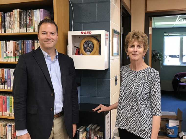Lee-Whedon Library Installs Defibrillator with State Funds Secured by  Senator Ortt | NY State Senate