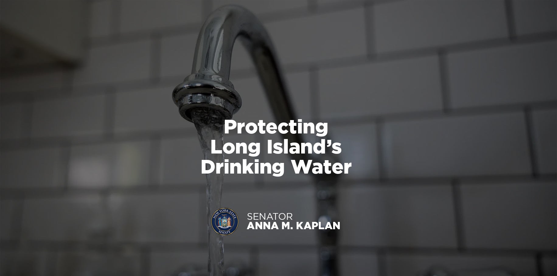 Senator Anna M. Kaplan Announces Nearly 100 Million in Clean Water