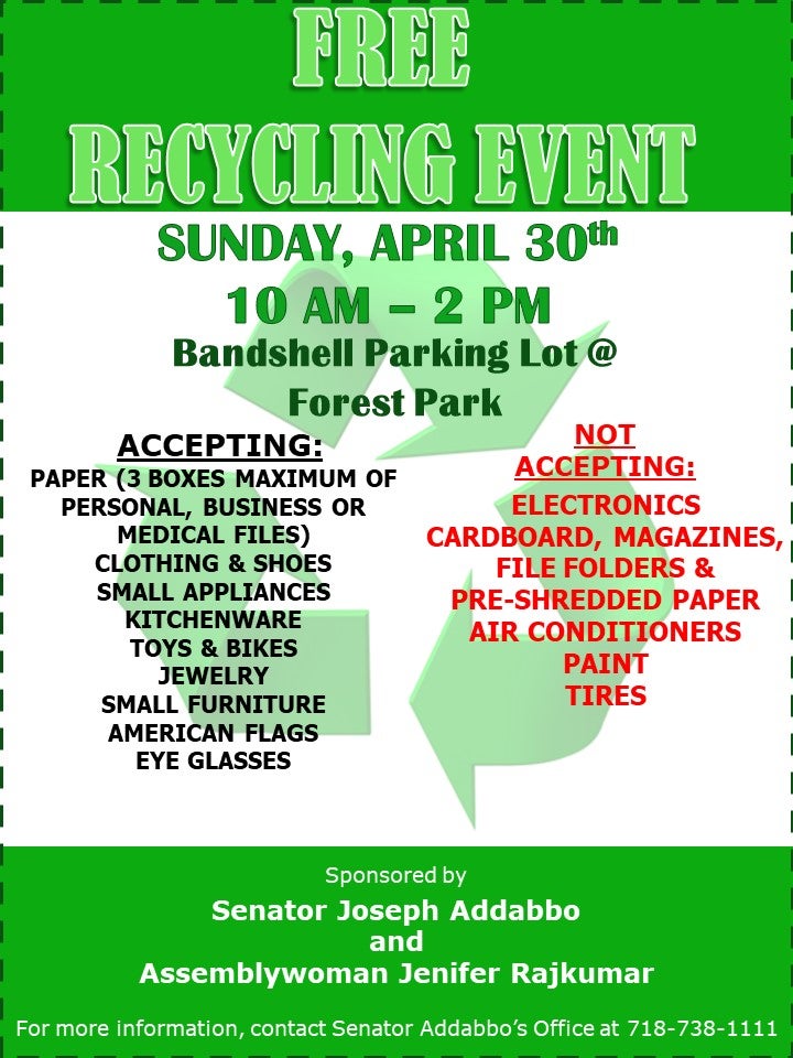 Local electeds host paper shredding and household goods donation event