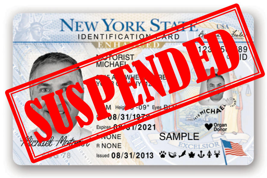 is my license suspended ny