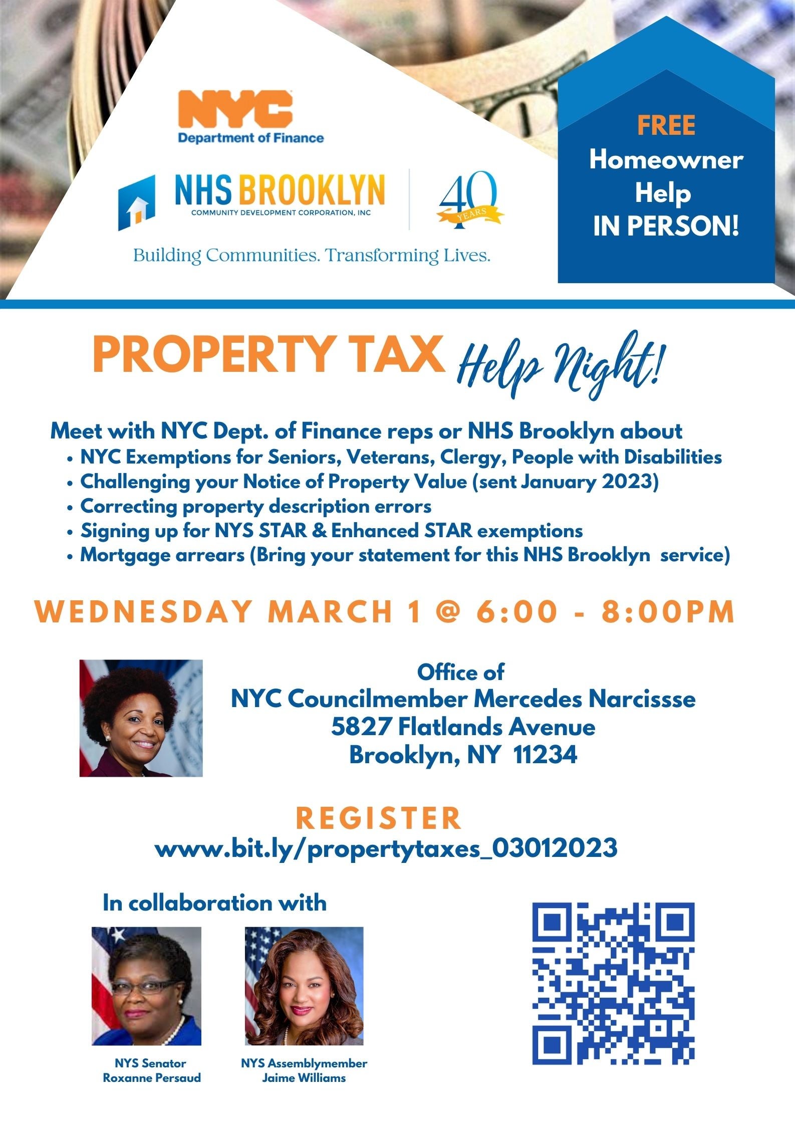Property Tax Help Night NYSenate.gov