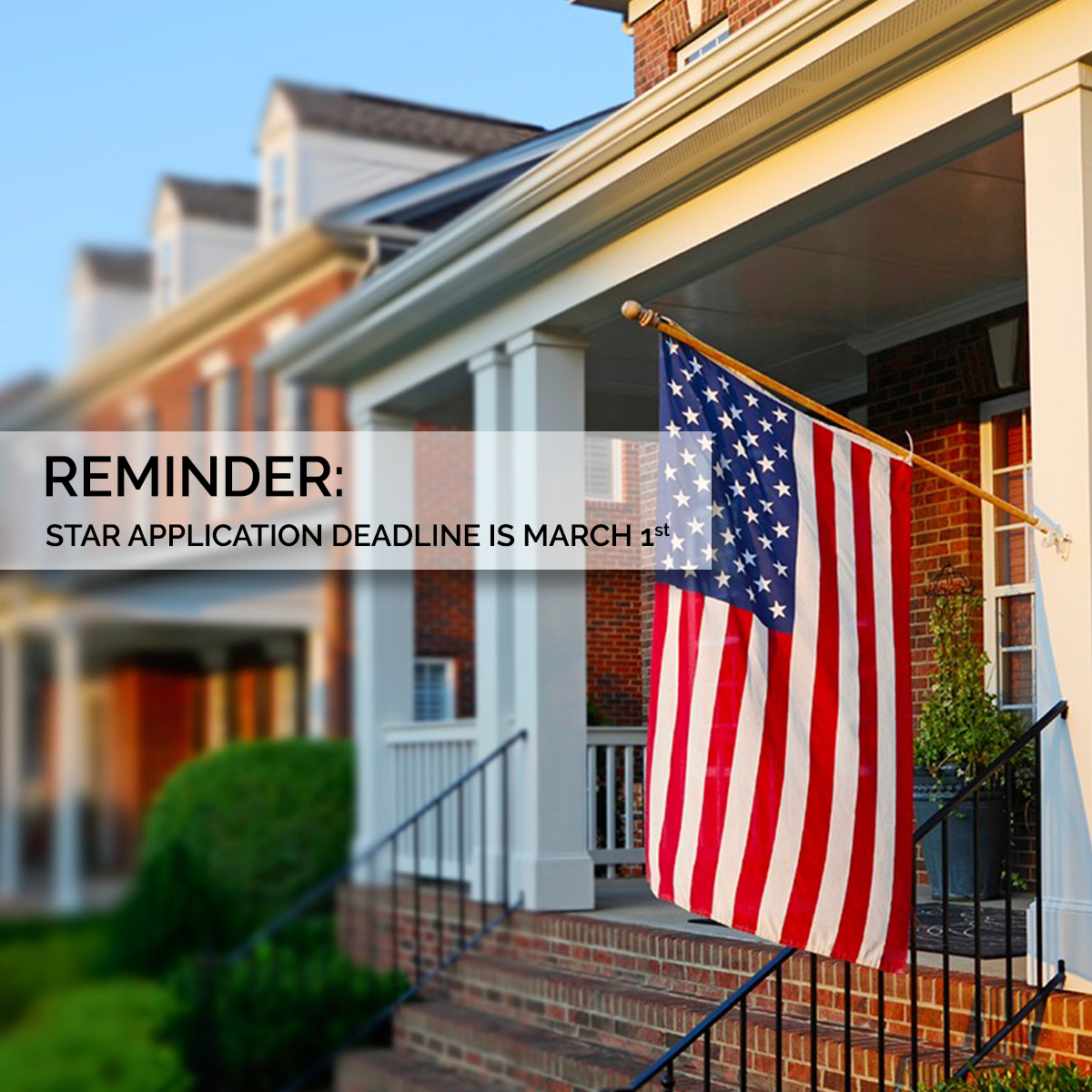 STAR APPLICATION DEADLINE NYSenate.gov