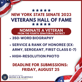 Senator Monica R. Martinez Veterans Hall of Fame 