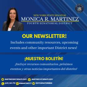 Senator Monica R. Martinez English and Spanish Newsletter! 