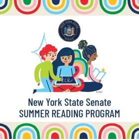 2025 Summer Reading Program; 280 promotional button.