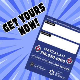 Senator Sutton Hatzalah Magnet - Get Yours now!