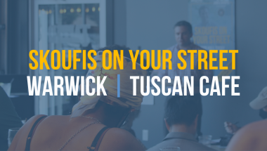 2023 "Skoufis On Your Street" Town Hall - Warwick, Tuscan Cafe