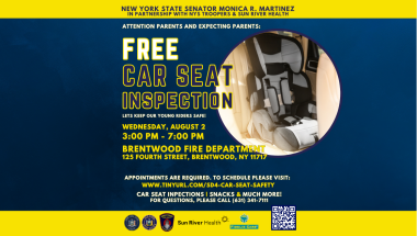 Senator Monica R. Martinez Free Car Seat Inspection 