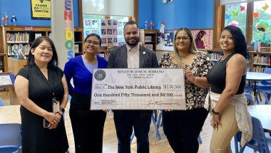 Senator Serrano Joins New York Public Library Managers to Announce Additional $150,000 in Library Operating Aid 