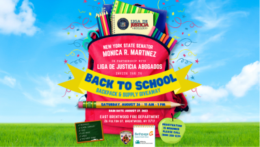 Senator Monica R. Martinez Back to School Backpack Giveaway! 