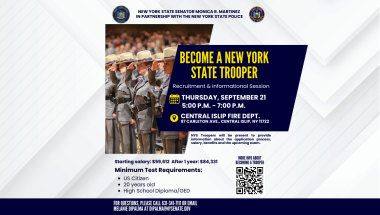 Senator Monica R. Martinez Troopers Recruitment 