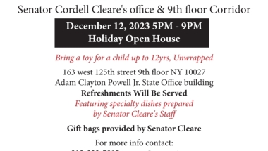 Senator Cordell Cleare 2nd Annual Holiday Office Round Robin