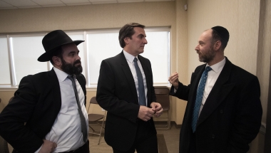 Senator Gianaris visits Monsey, NY