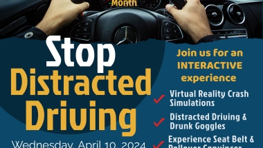 Senator Addabbo will host a distracted driving event.