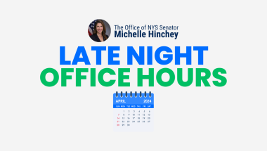 Late Night Office Hours Senator Michelle Hinchey