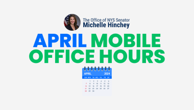 April Mobile Office Hours Senator Hinchey