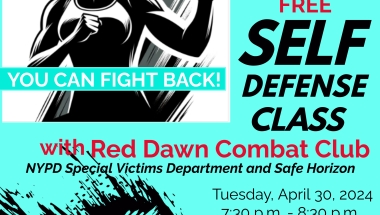 Join Senator Addabbo at his self-defense class.