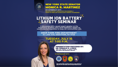 Senator Monica R. Martinez Lithium Ion Battery Safety Seminar Senator Monica R. Martinez Lithium Ion Battery Safety Seminar