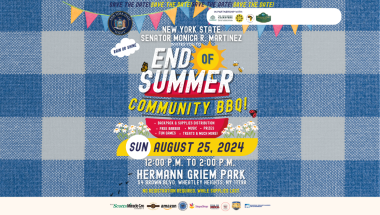 Senator Monica R. Martinez End of Summer BBQ and Backpack Distribution Senator Monica R. Martinez End of Summer BBQ and Backpack Distribution
