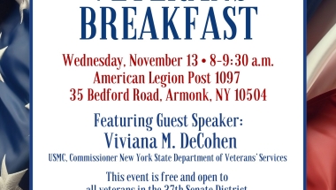 Veterans Breakfast flyer