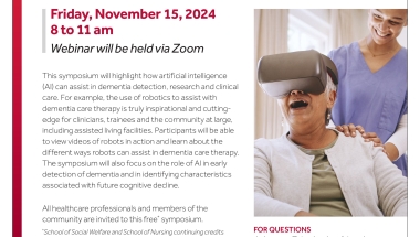 Alzheimer’s Disease Symposium: Exploring AI's Role in Dementia Care Alzheimer’s Disease Symposium: Exploring AI's Role in Dementia Care