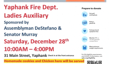 Murray and DeStefano Yaphank Blood Drive 