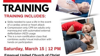 Join us for this CPR training. 